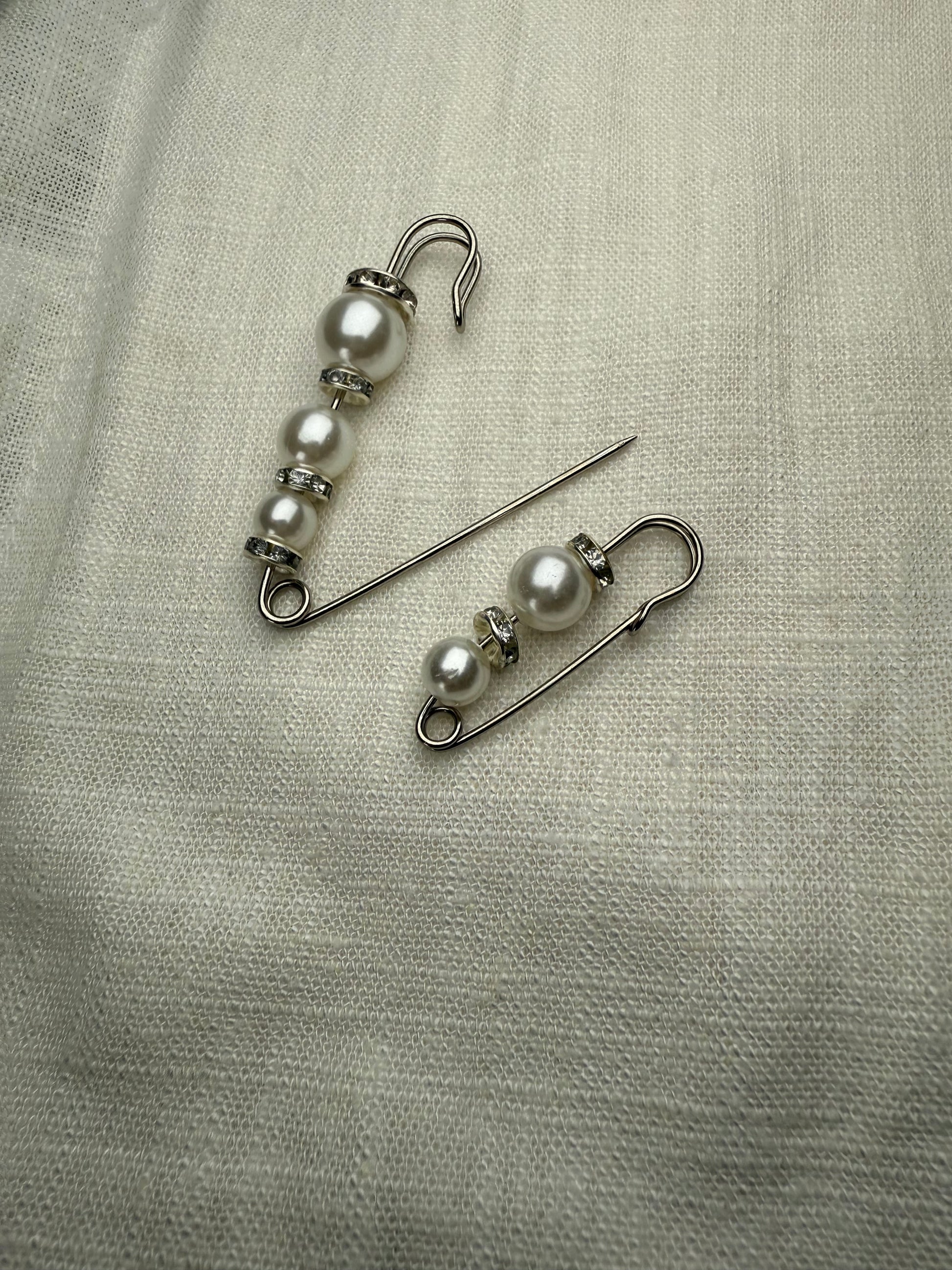 Silver Pearl shoe/bag Charm