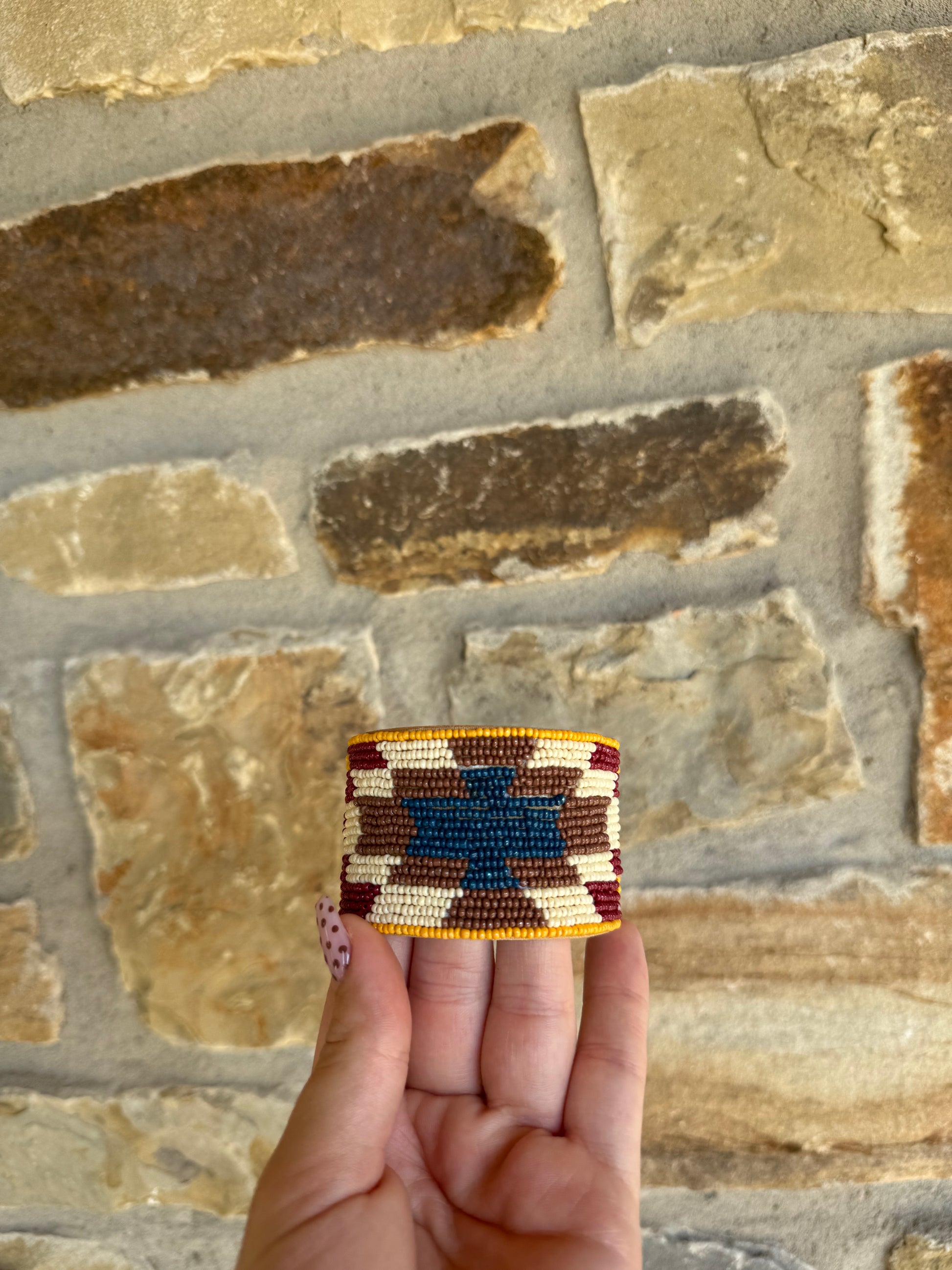 Yellow Beaded Bracelet