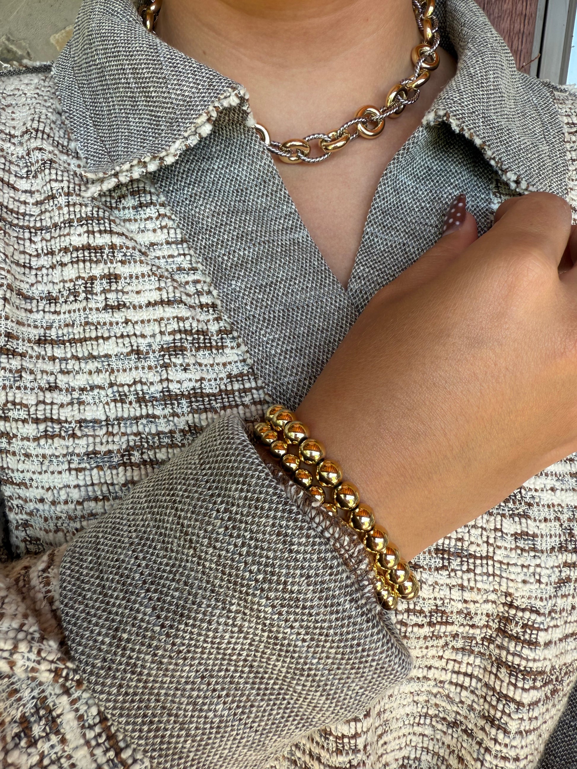 Melange Knit Sweater