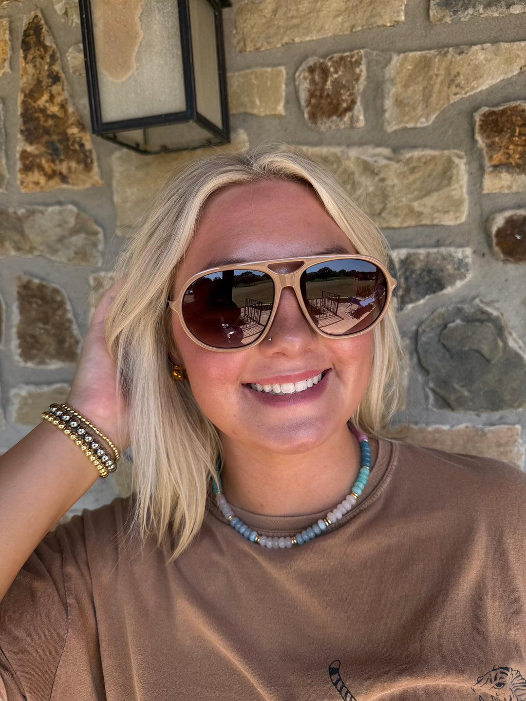 Brown Brow Sunglasses