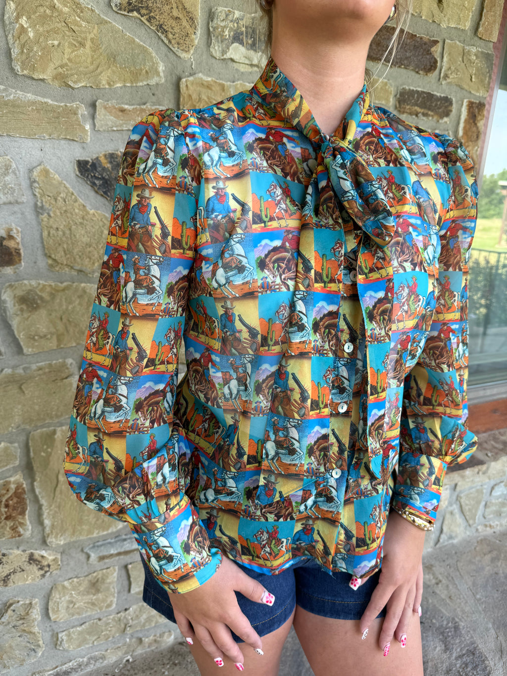 Howdy Hanny Button Up