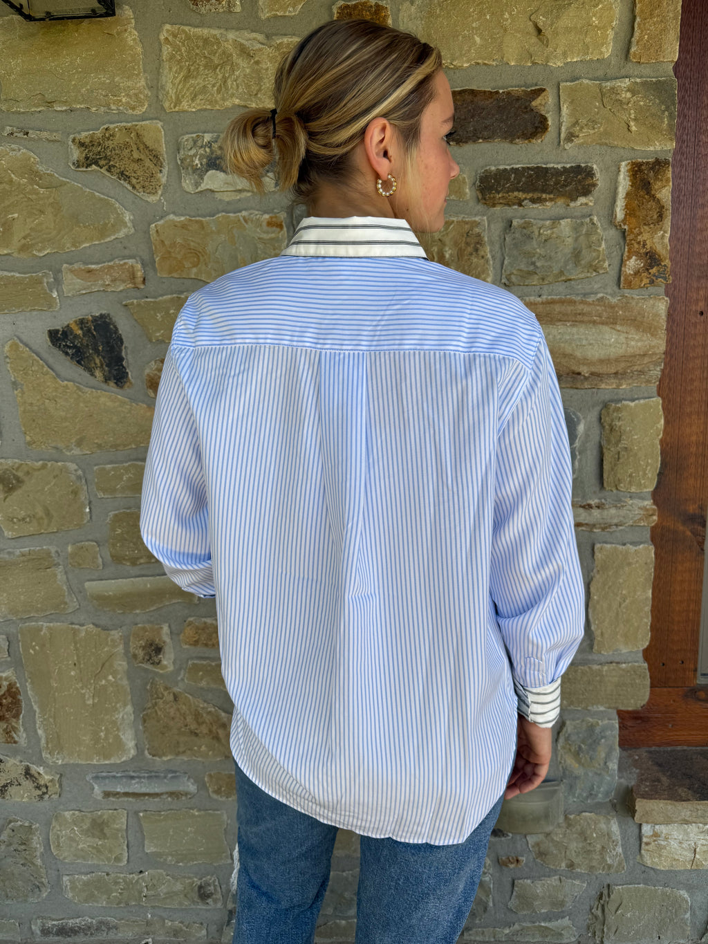 Stripped Button Down Shirt