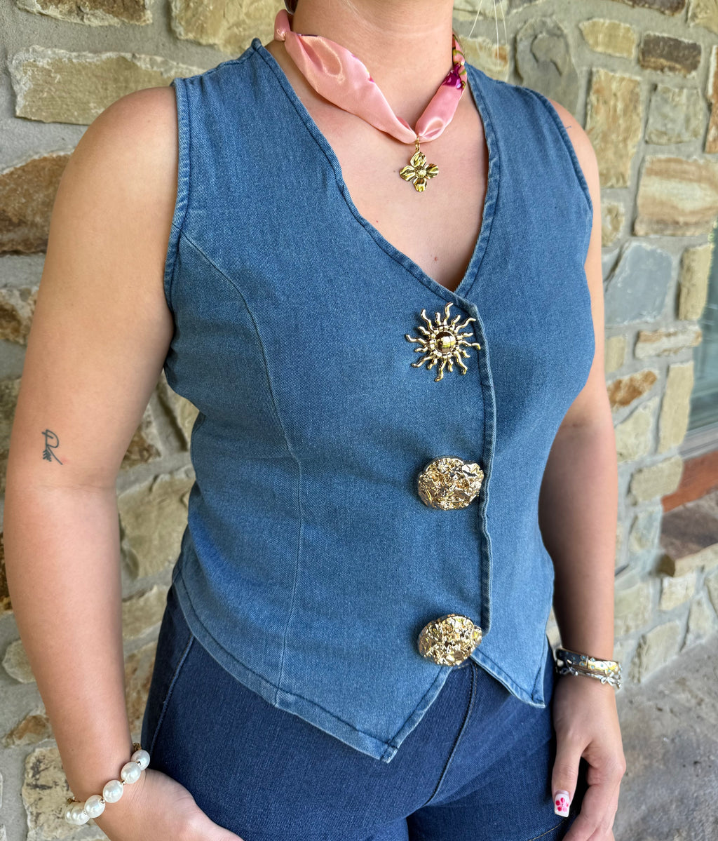 Denim Vest