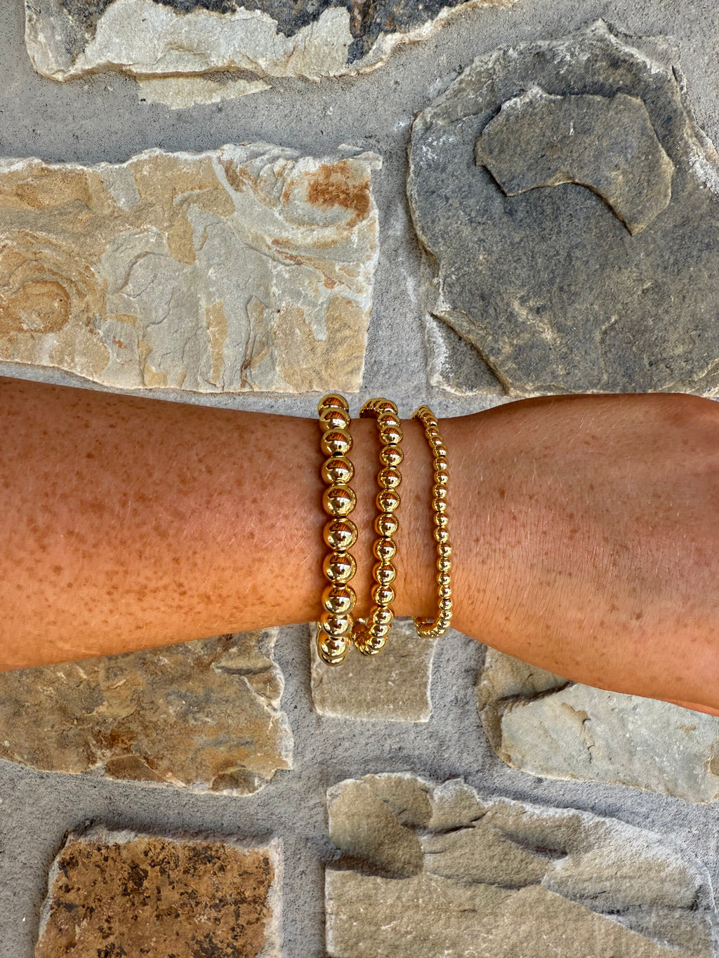 Gold Bead Bracelets